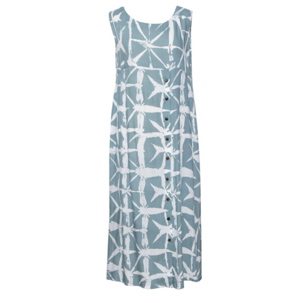 Κοντό πόντσο σε ποιότητα rayon print